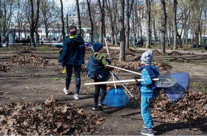 Субботник района Пресненский